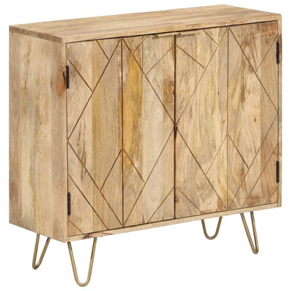 vidaXL Sideboard 80x30x75 cm Massivholz Mango