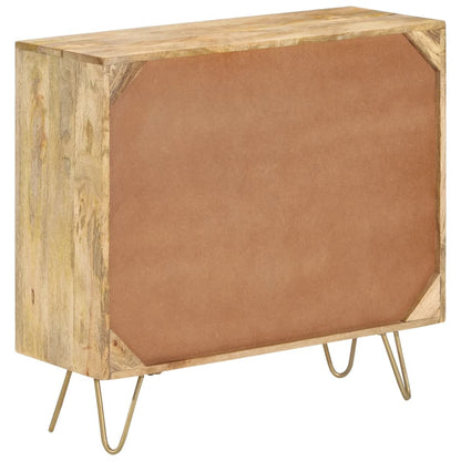 vidaXL Sideboard 80x30x75 cm Massivholz Mango