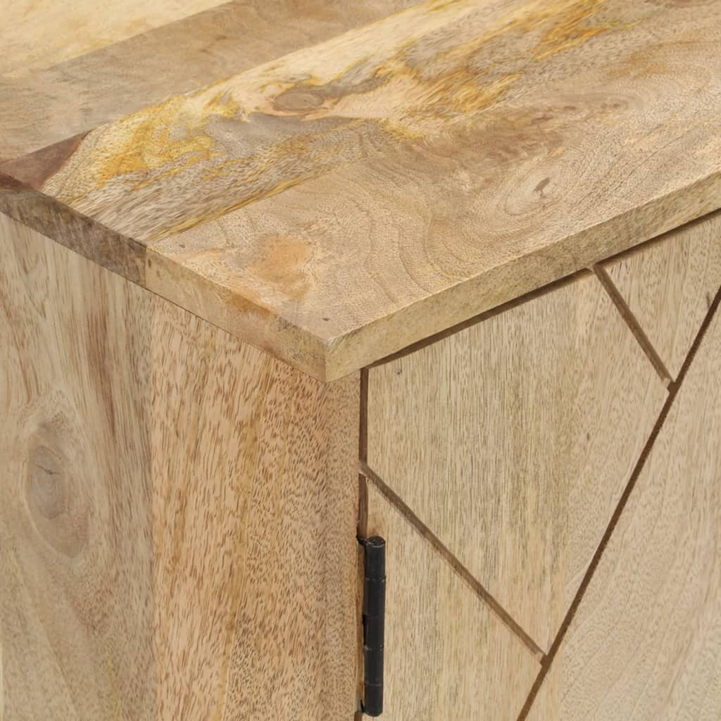vidaXL Sideboard 80x30x75 cm Massivholz Mango
