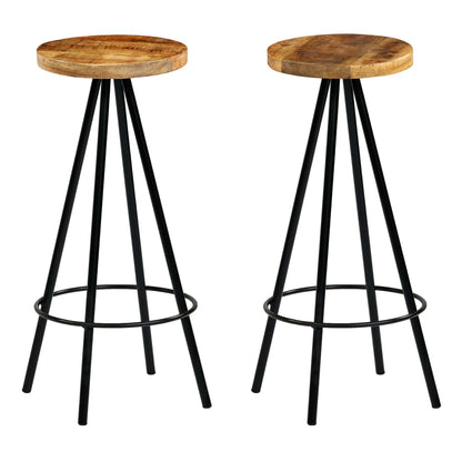 vidaXL Bar-Set 3-tlg. Massivholz Mango 60×60×107 cm