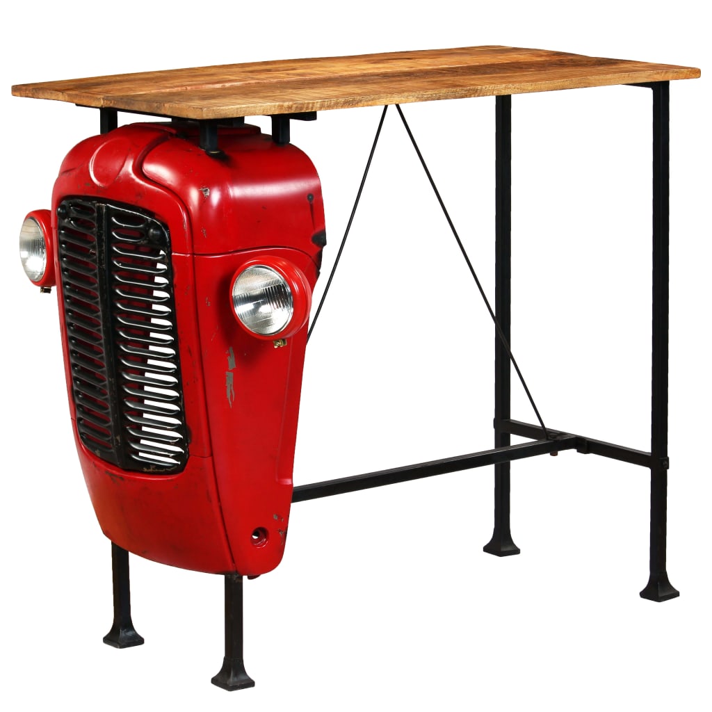 vidaXL Ensemble de bar 5 pcs Bois de manguier massif 120×60×107 cm