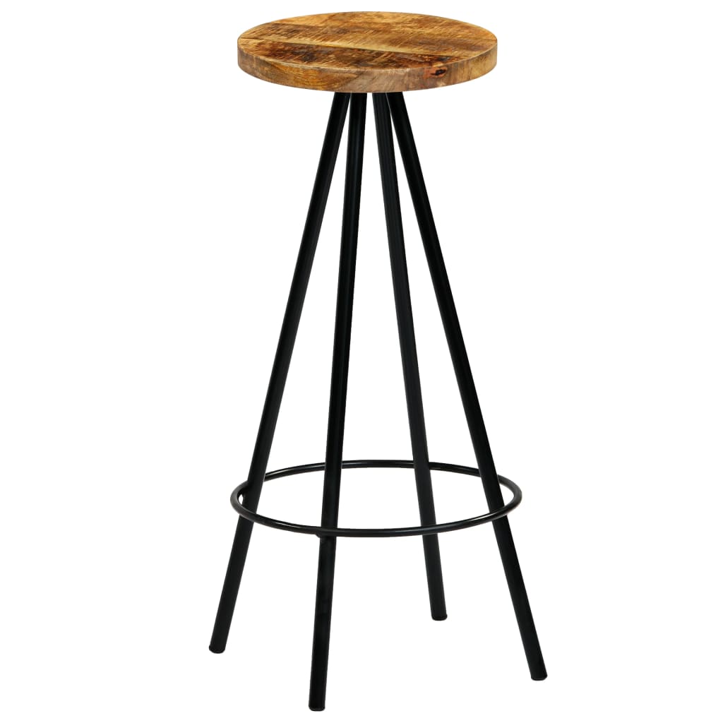 vidaXL Ensemble de bar 5 pcs Bois de manguier massif 120×60×107 cm