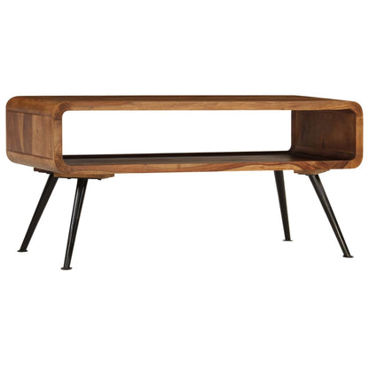 vidaXL Couchtisch Massivholz Akazie 95 x 40 x 45 cm