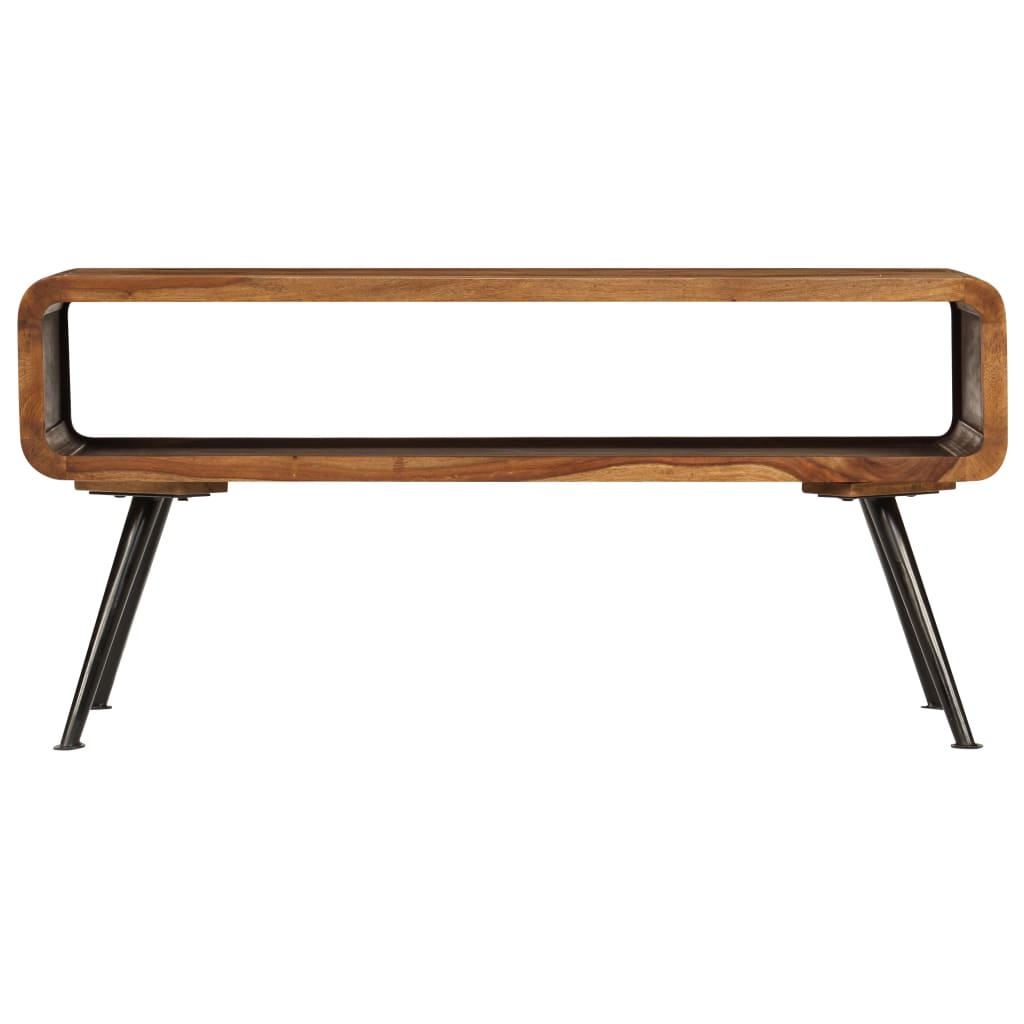 vidaXL Couchtisch Massivholz Akazie 95 x 40 x 45 cm
