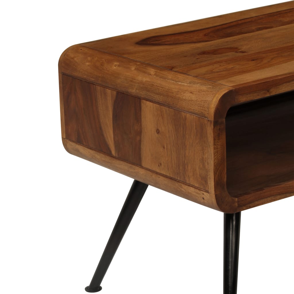 vidaXL Couchtisch Massivholz Akazie 95 x 40 x 45 cm