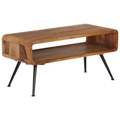 vidaXL Couchtisch Massivholz Akazie 95 x 40 x 45 cm