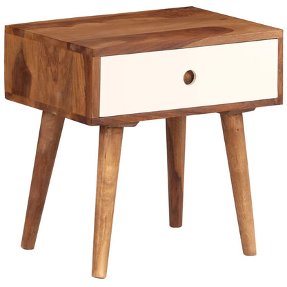 vidaXL Table de chevet en bois d'acacia massif 45x30x45 cm