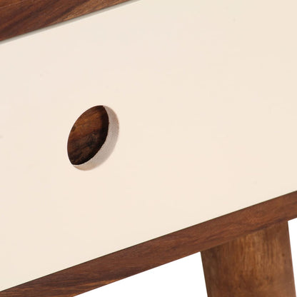 vidaXL Table de chevet en bois d'acacia massif 45x30x45 cm