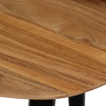 vidaXL Table basse 3 pcs Bois d'acacia massif
