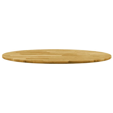 vidaXL Plateau de table chêne massif rond 23 mm 500 mm