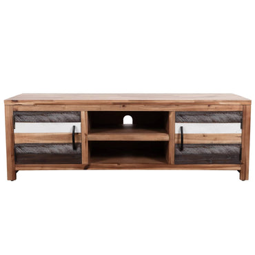 Meuble TV vidaXL en bois d'acacia massif 120x35x40 cm