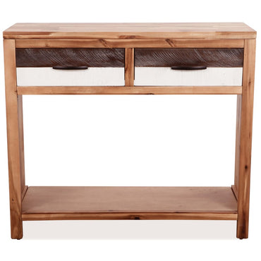 vidaXL Konsolentisch Massivholz Akazie 86x30x75 cm