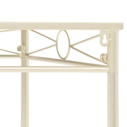 vidaXL Beistelltisch Vintage-Stil Metall 87x34x73 cm Gold