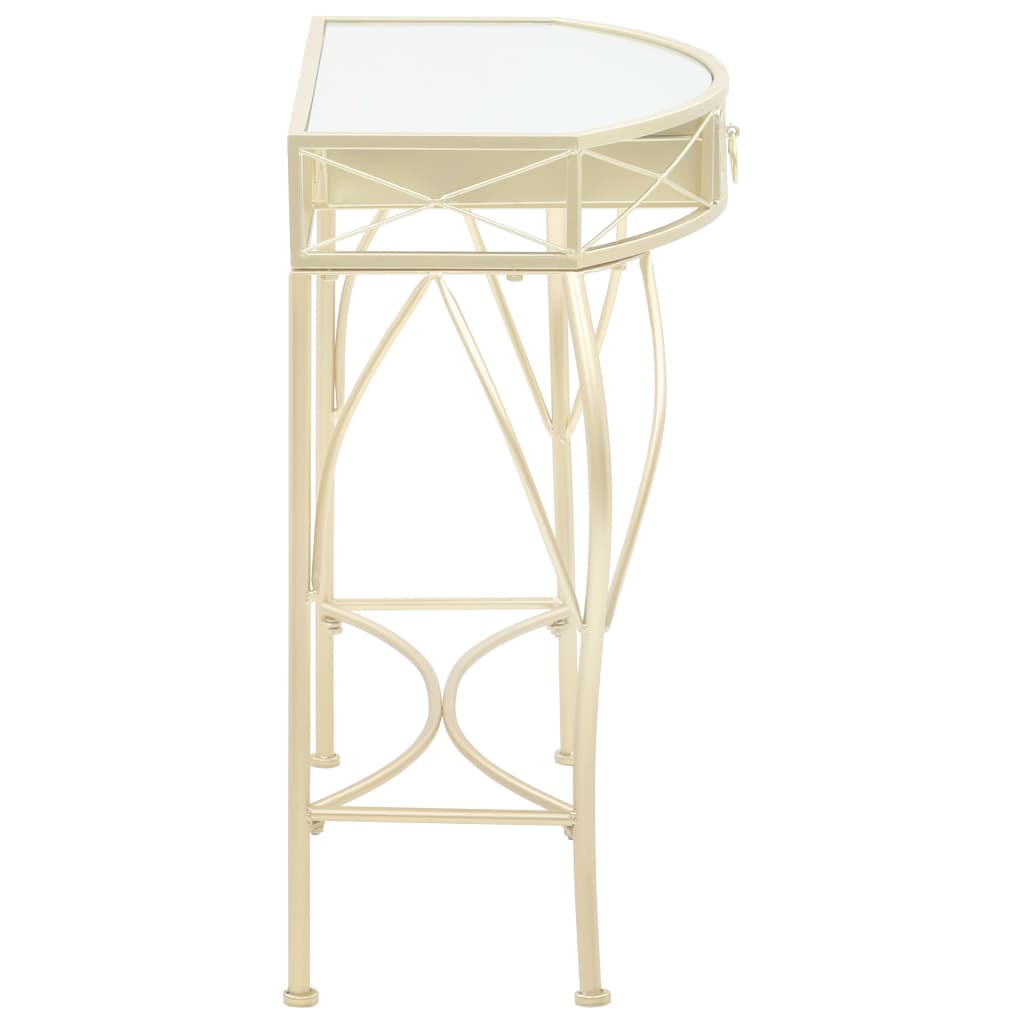 vidaXL Beistelltisch Französischer Stil Metall 82x39x76 cm Golden