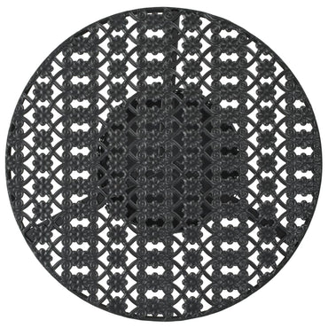 vidaXL Bistrotisch Schwarz 40x70cm Metall