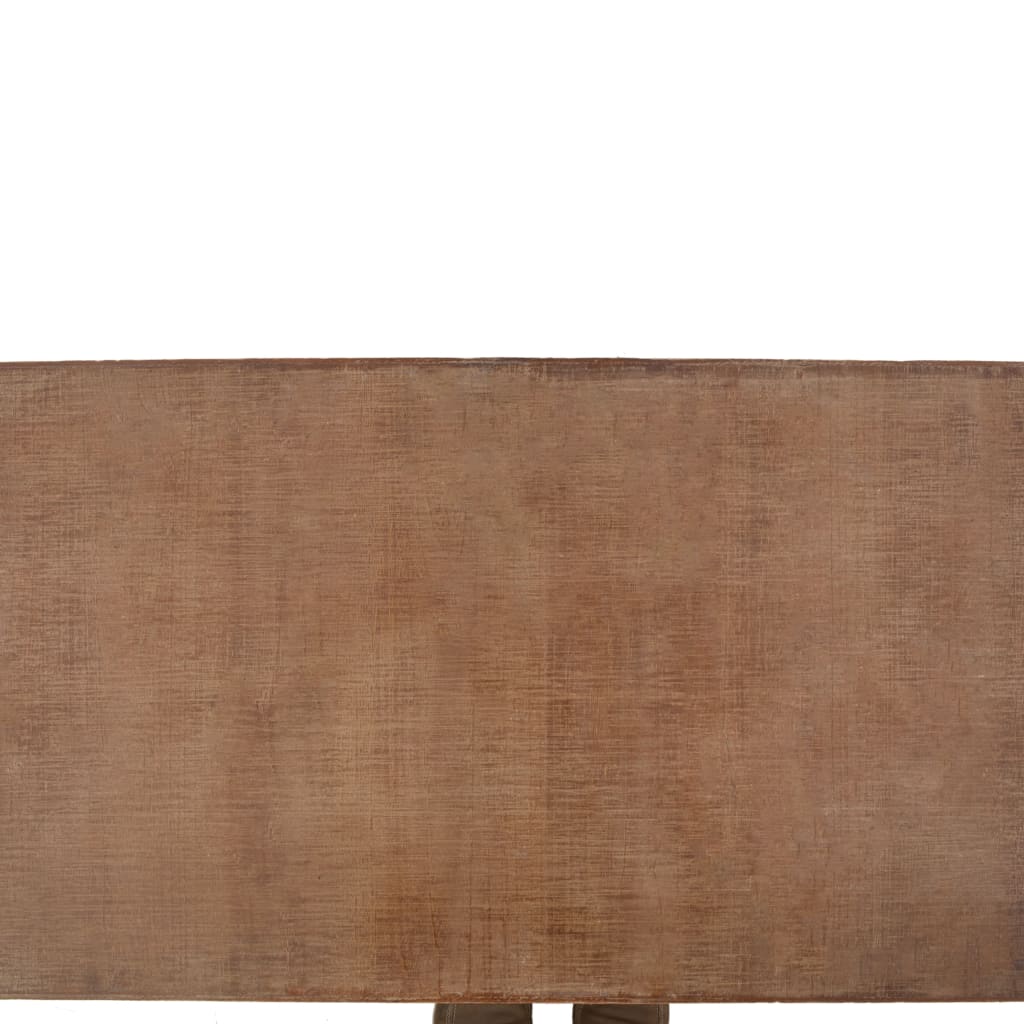 vidaXL Table basse en bois de sapin massif 91x51x38 cm Marron