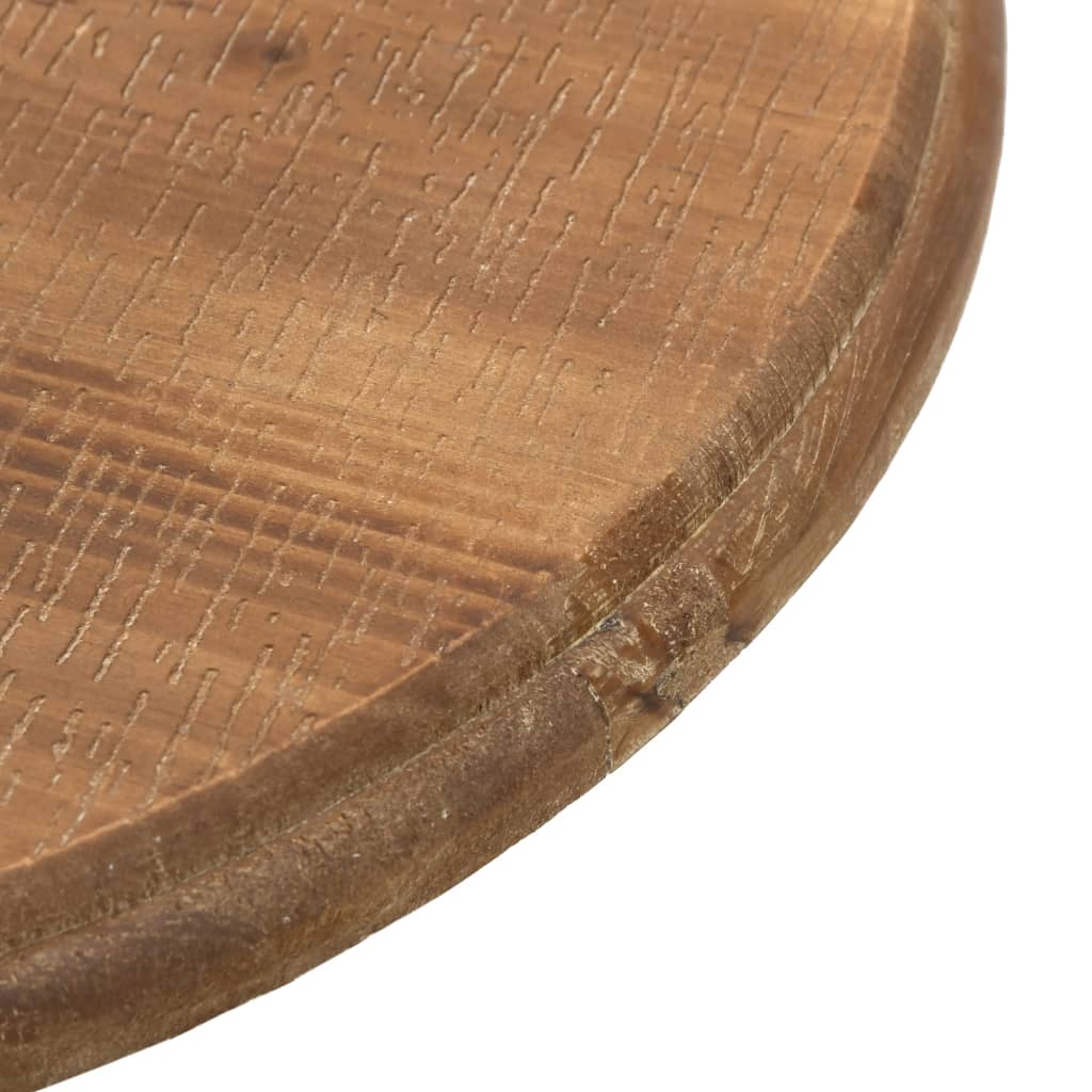 vidaXL Beistelltisch Tannenholz Massiv 40 x 64 cm Braun