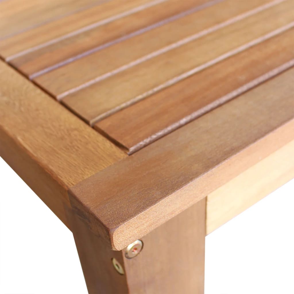 vidaXL Ensemble table de bar et 6 tabourets en bois d'acacia massif