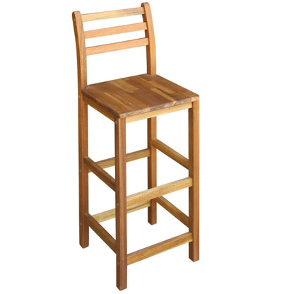 vidaXL Ensemble table et chaises de bar 7 pcs. Bois d'acacia massif