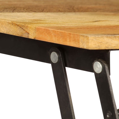 vidaXL Table basse en bois de manguier massif 110x55x35 cm