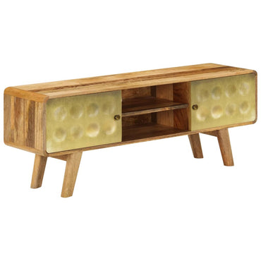 vidaXL Meuble TV en bois de manguier massif 120x30x45 cm