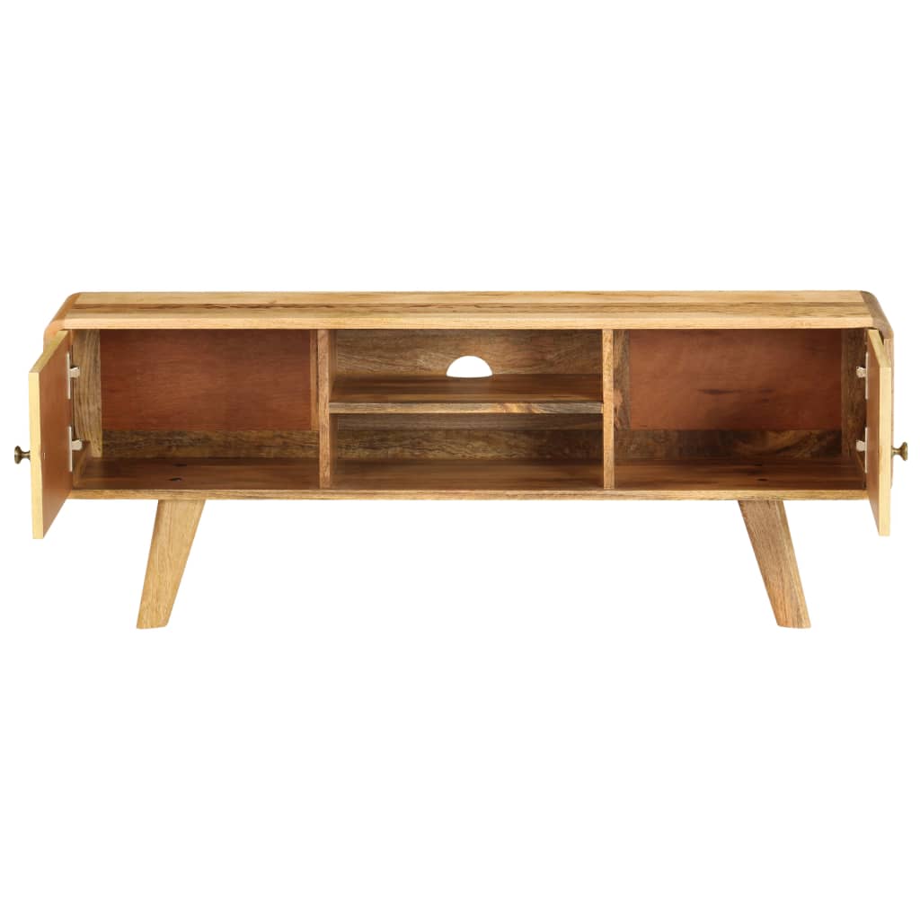 vidaXL Meuble TV en bois de manguier massif 120x30x45 cm