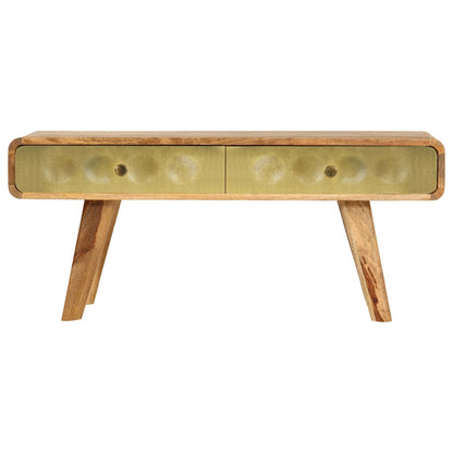 vidaXL Table basse en bois de manguier massif 90x50x40 cm