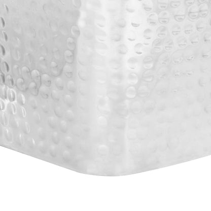 vidaXL Couchtische 2 Stk. Silbern Aluminium