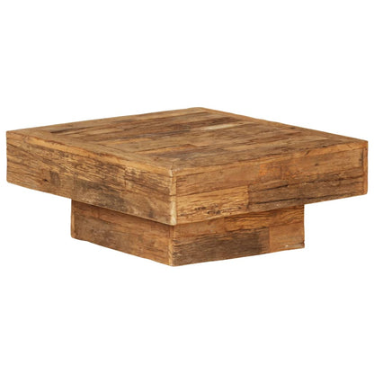 vidaXL Table basse en bois de récupération massif 70x70x30 cm