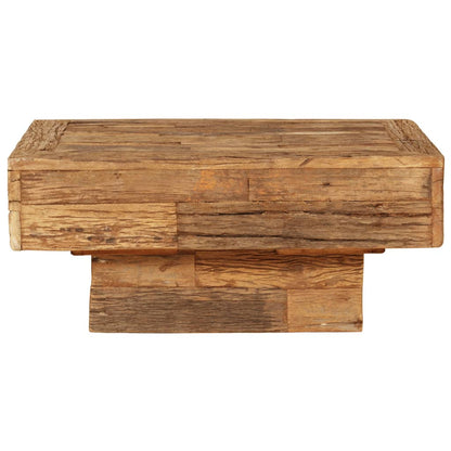 vidaXL Table basse en bois de récupération massif 70x70x30 cm
