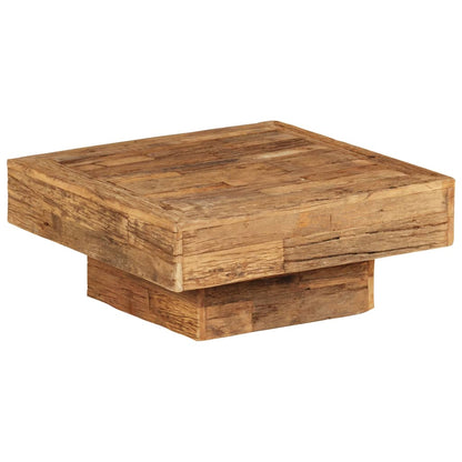 vidaXL Table basse en bois de récupération massif 70x70x30 cm