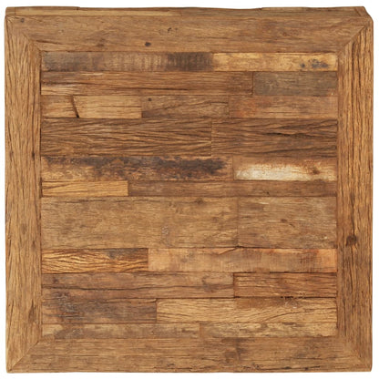 vidaXL Table basse en bois de récupération massif 70x70x30 cm