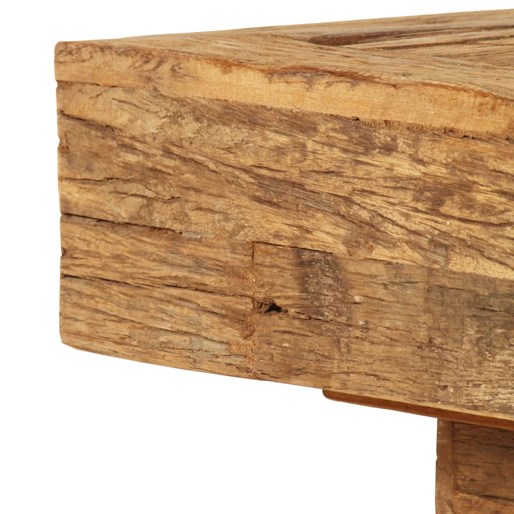 vidaXL Table basse en bois de récupération massif 70x70x30 cm