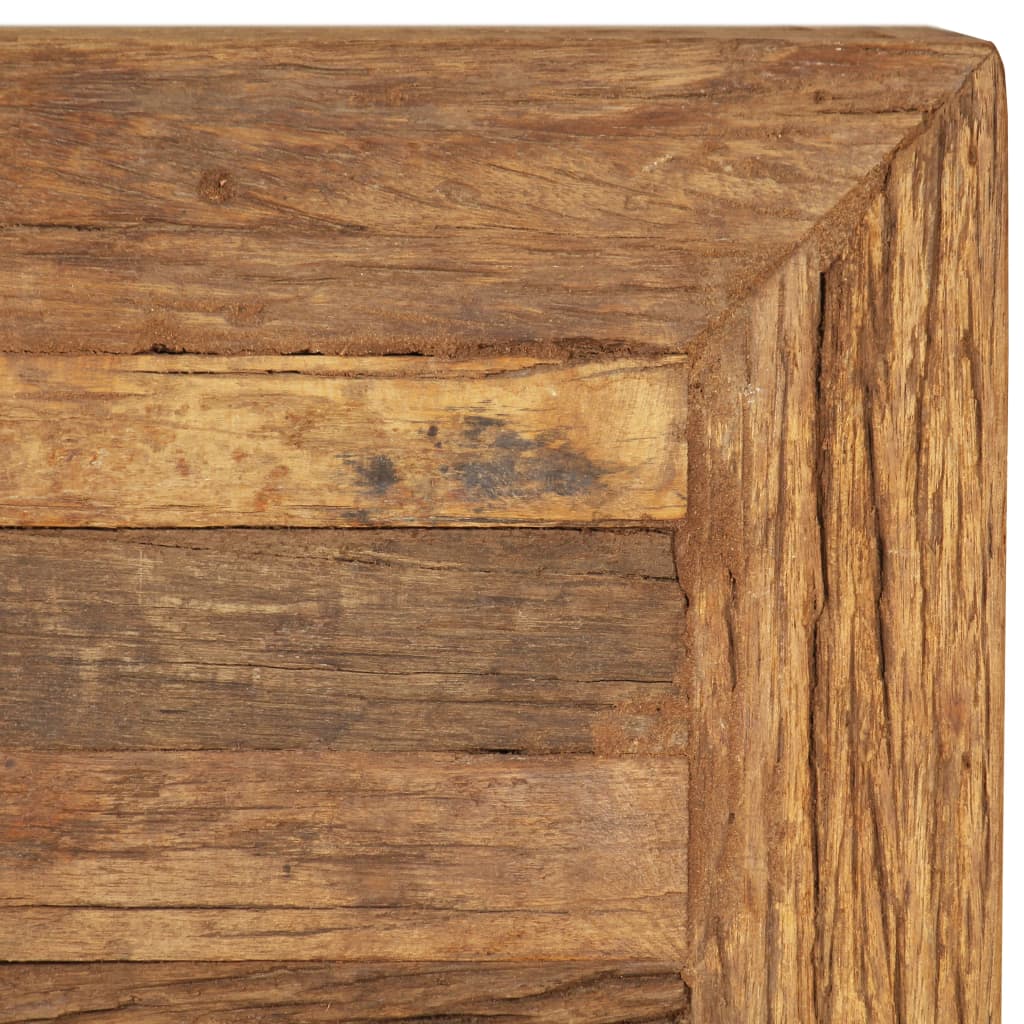 vidaXL Table basse en bois de récupération massif 70x70x30 cm