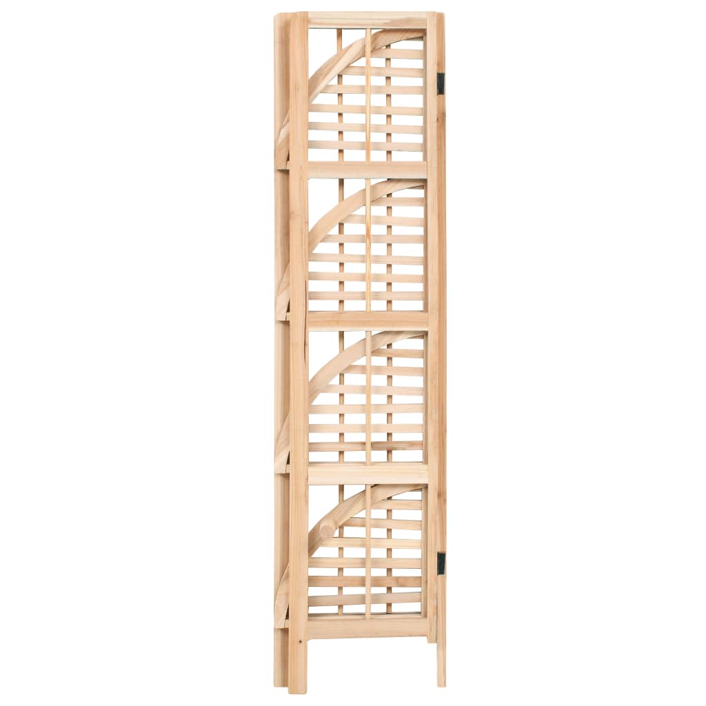 vidaXL Eckregal Zedernholz 27x27x110 cm