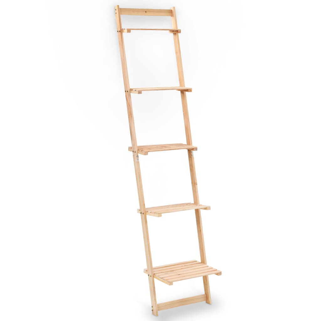 vidaXL Leiterregal Zedernholz 41,5x30x176 cm
