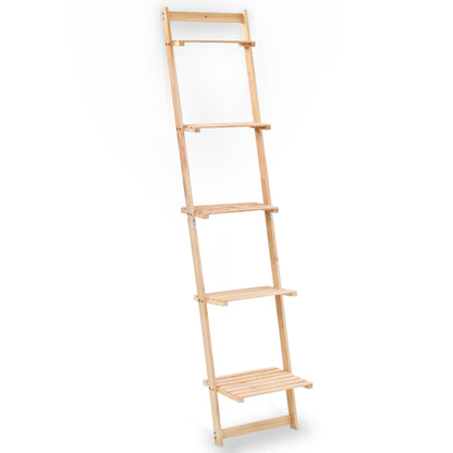 vidaXL Leiterregal Zedernholz 41,5x30x176 cm