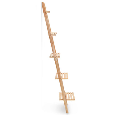 vidaXL Leiterregal Zedernholz 41,5x30x176 cm