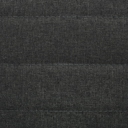 vidaXL Chaises de salle à manger 2 pcs Tissu gris foncé