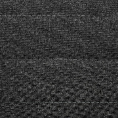 vidaXL Chaises de salle à manger 4 pcs Gris Bois d'hévéa massif et tissu