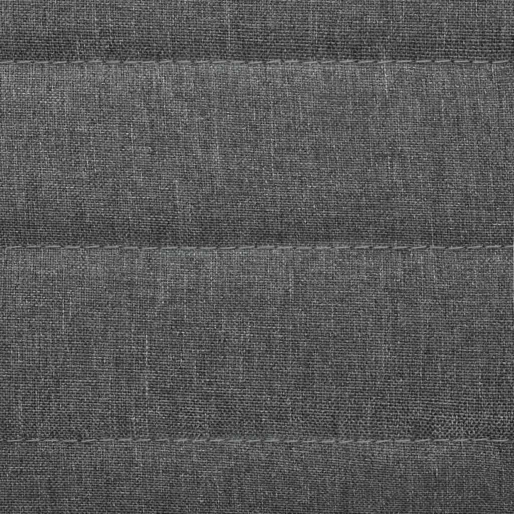 vidaXL Chaises de salle à manger 4 pcs Tissu Gris clair