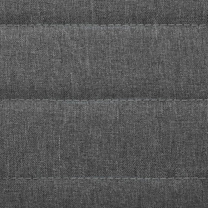 vidaXL Chaises de salle à manger 4 pcs Tissu Gris clair
