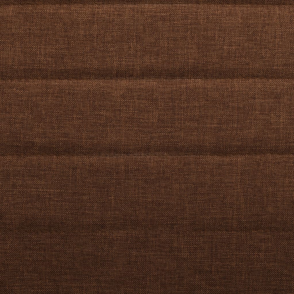 vidaXL Chaises de salle à manger 2 pcs Tissu marron