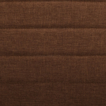 vidaXL Chaises de salle à manger 2 pcs Tissu marron