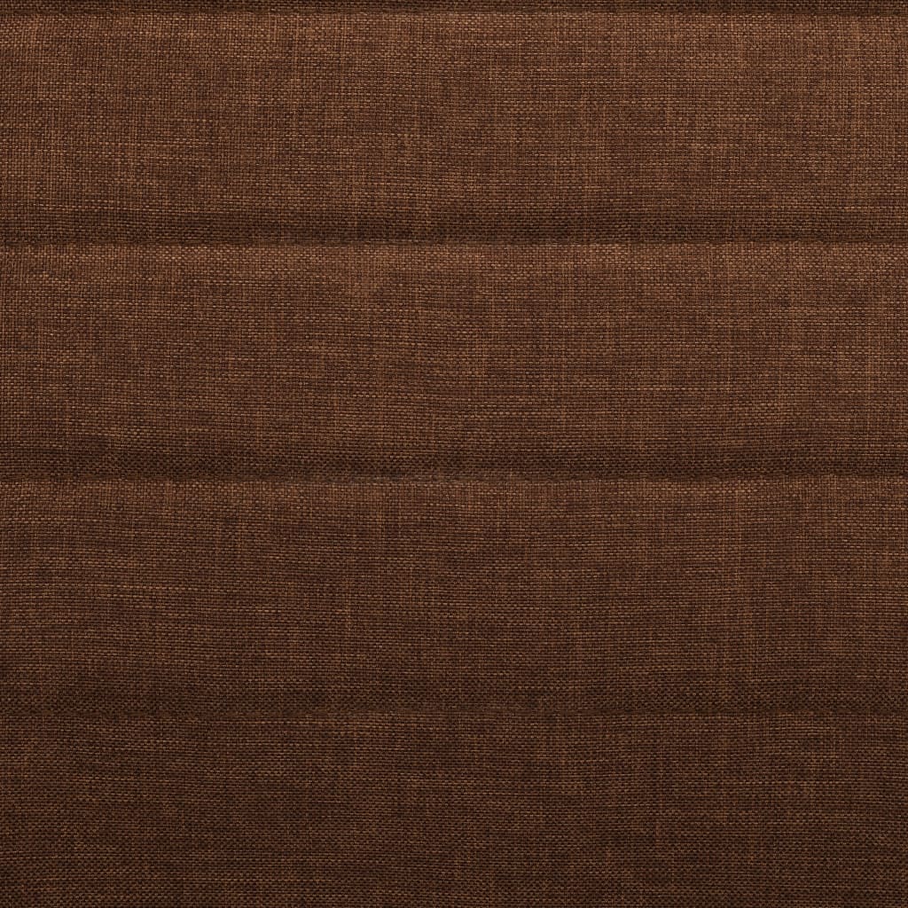 vidaXL Chaises de salle à manger 4 pcs Marron Tissu