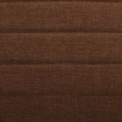 vidaXL Chaises de salle à manger 4 pcs Marron Tissu
