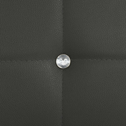 vidaXL Chaises de salle à manger 4 pcs Similicuir gris