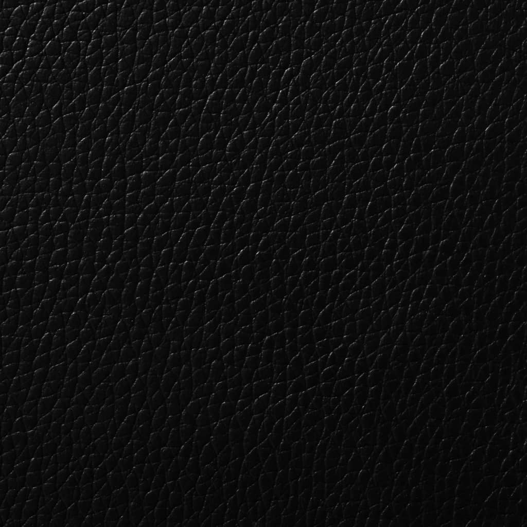 vidaXL Esszimmerstühle 4 Stk. Schwarz Kunstleder