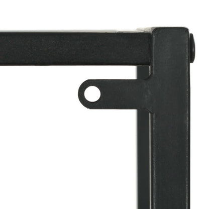 vidaXL Bücherregal Massivholz Tanne und Stahl 40,5x32,5x180 cm