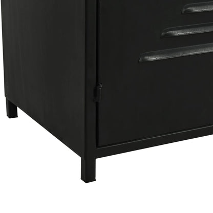 vidaXL Bücherregal Massivholz Tanne und Stahl 80x32,5x180 cm